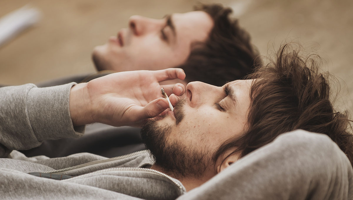 Being in a zen state of mind, relaxed, we can break into laughter more easily.  Being in a zen state of mind, relaxed, we can break into laughter more easily.