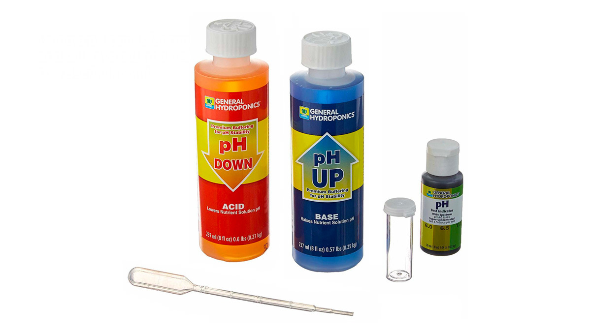 Adjusting pH level