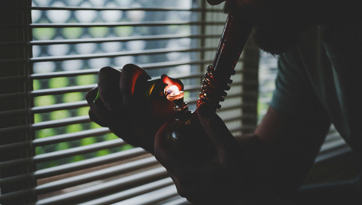 Open up about your weed use to get rid of the paranoia of getting busted!