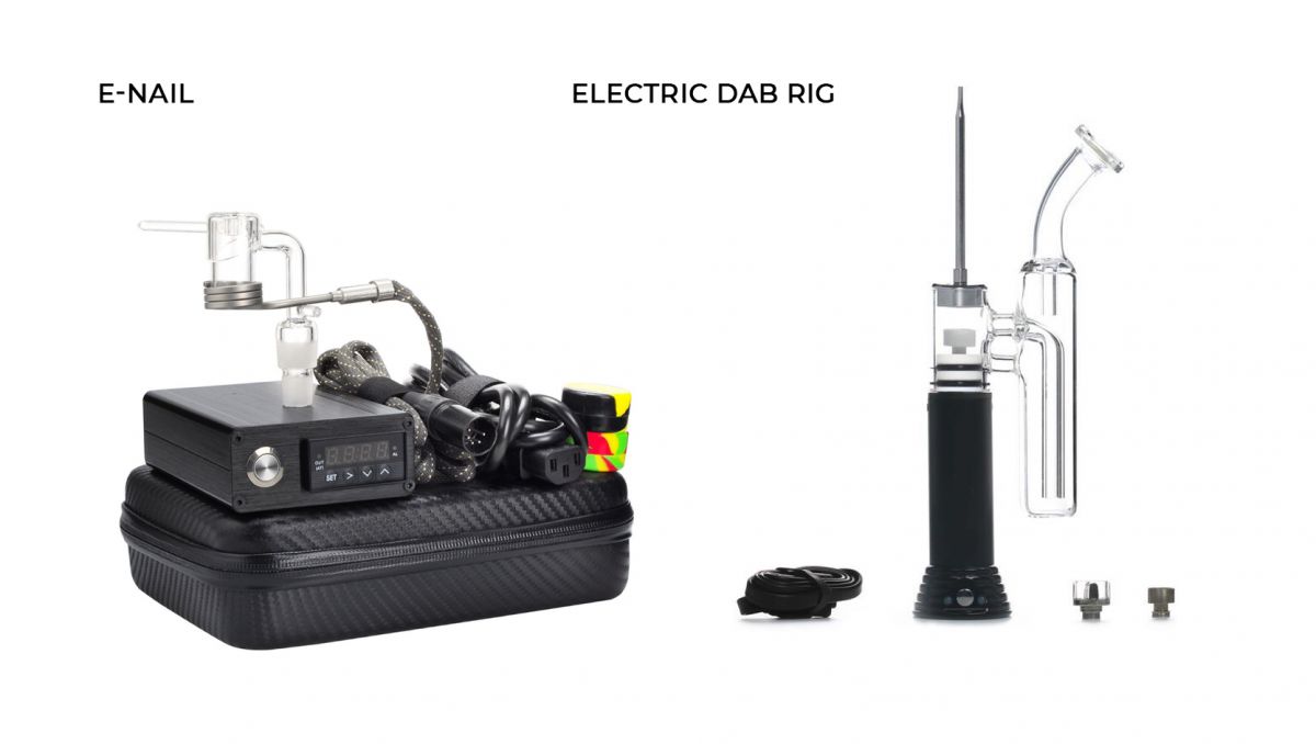 Dabbing: e-nail vs electric dab rig Dabbing: e-nail vs electric dab rig