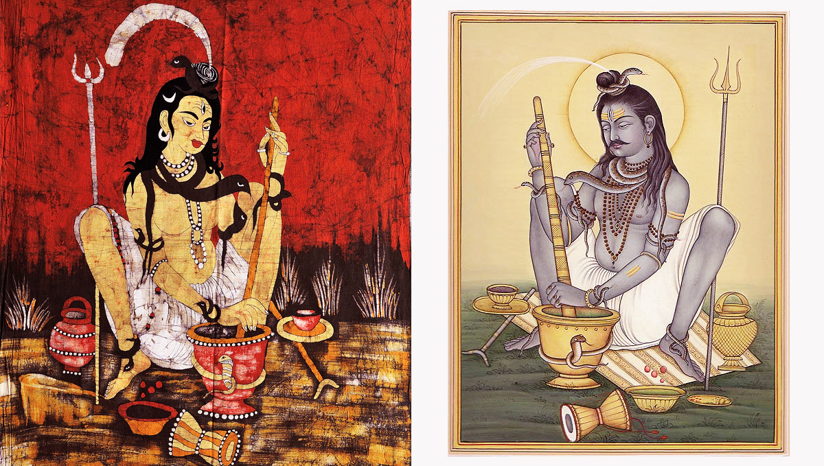 It is believed that Shiva the god of destruction was the one to bless humanity with bhang.