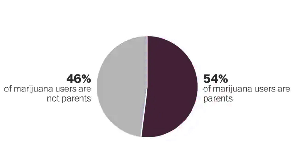 Most cannabis users are parents Most cannabis users are parents