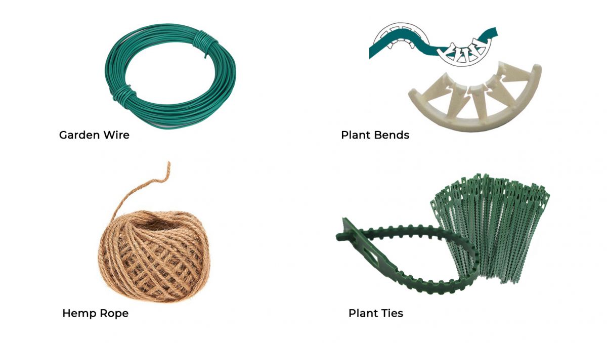 The tie-down method: materials The tie-down method: materials