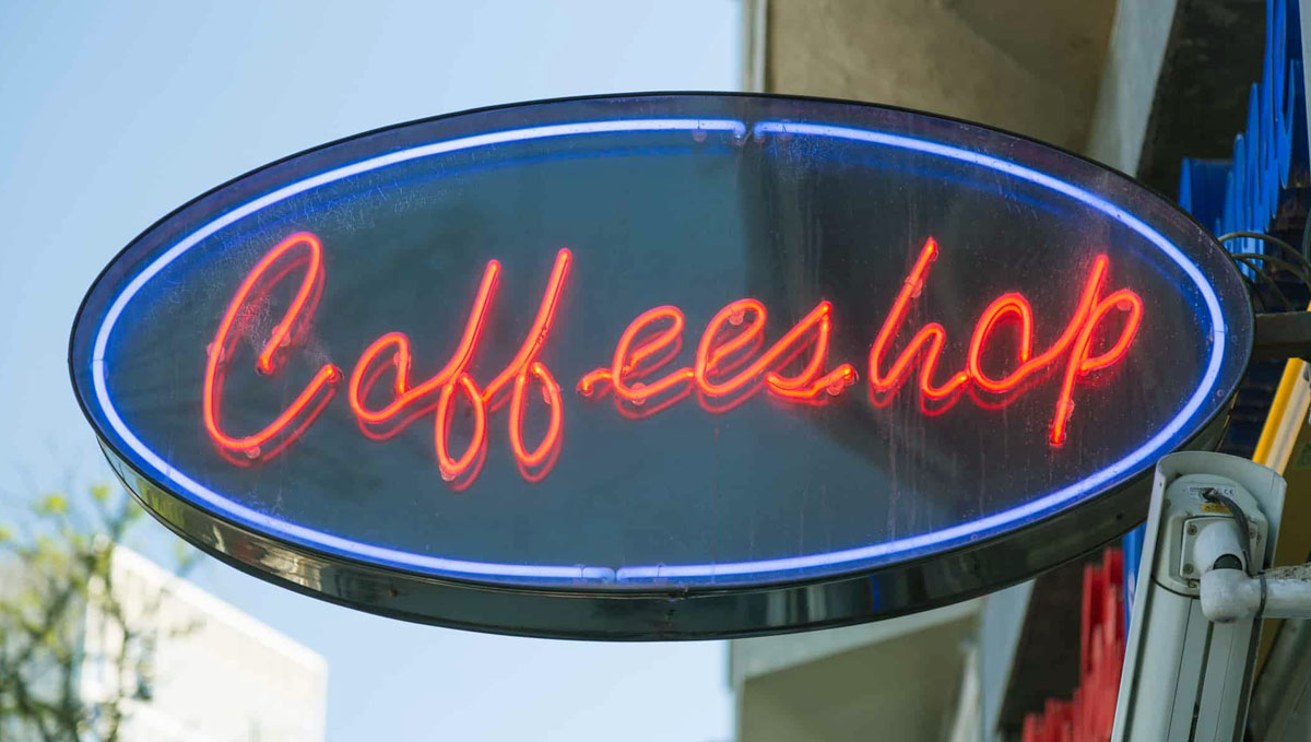 Space is key, coffeeshop isn't the same as coffee shop!