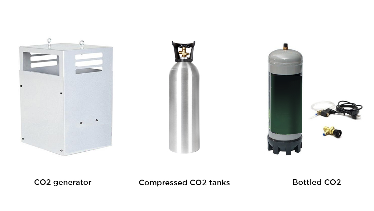 Increase Cannabis Yields With CO2: ways of injecting CO2 Augmenter les rendements du cannabis avec le CO2: méthodes d'injection du CO2