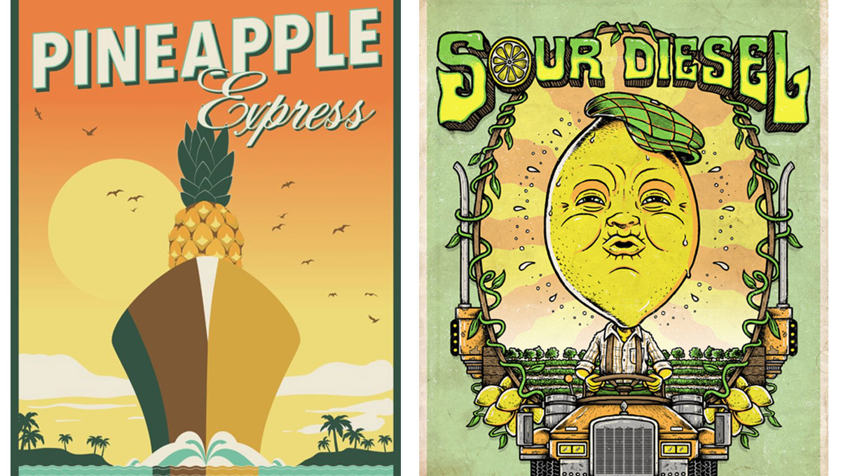 Califari Launches Cannabis Digital Art Marketplace: Two of their latest designs. Califari Launches Cannabis Digital Art Marketplace: Two of their latest designs.