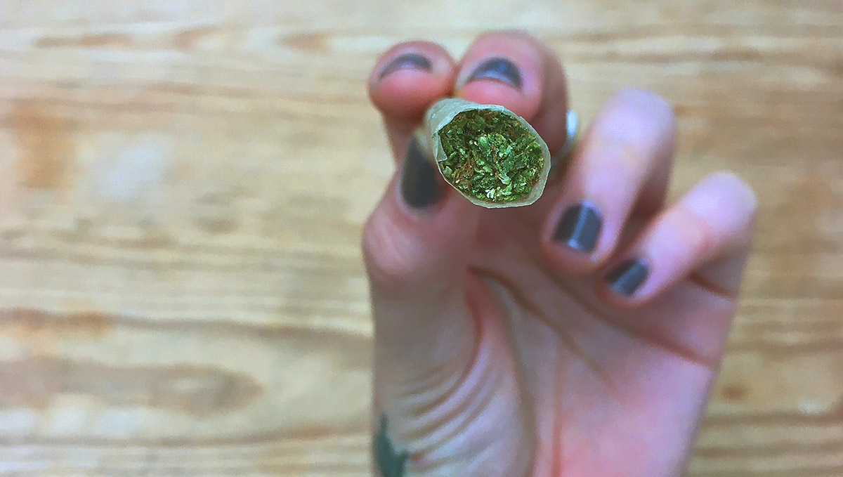 When it comes to portability, joints win over bongs since they fit in one hand.