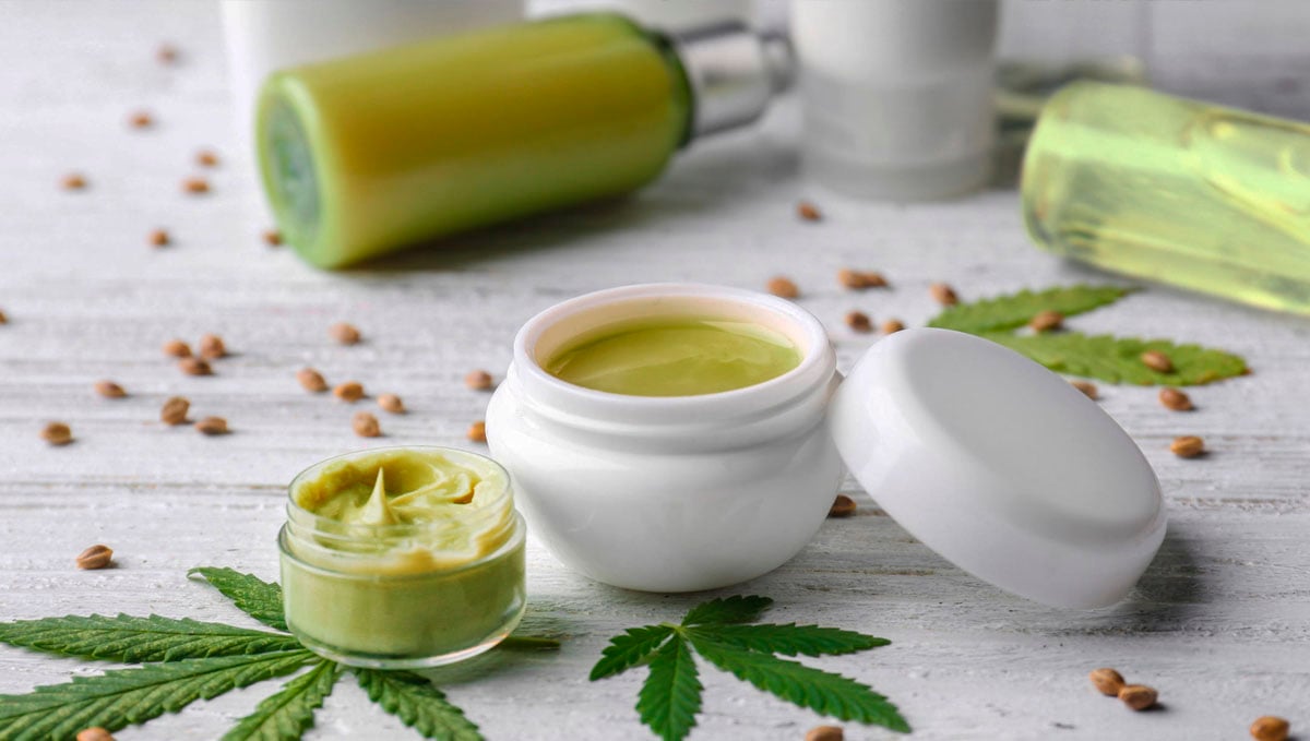 As loções de cannabis são óptimas para dores musculares ou distúrbios de pele.