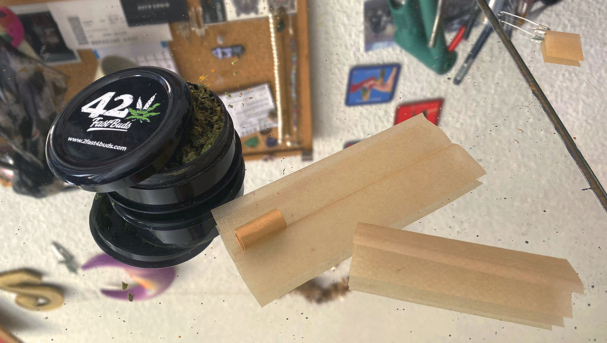 Step 1: Roll two different joints.