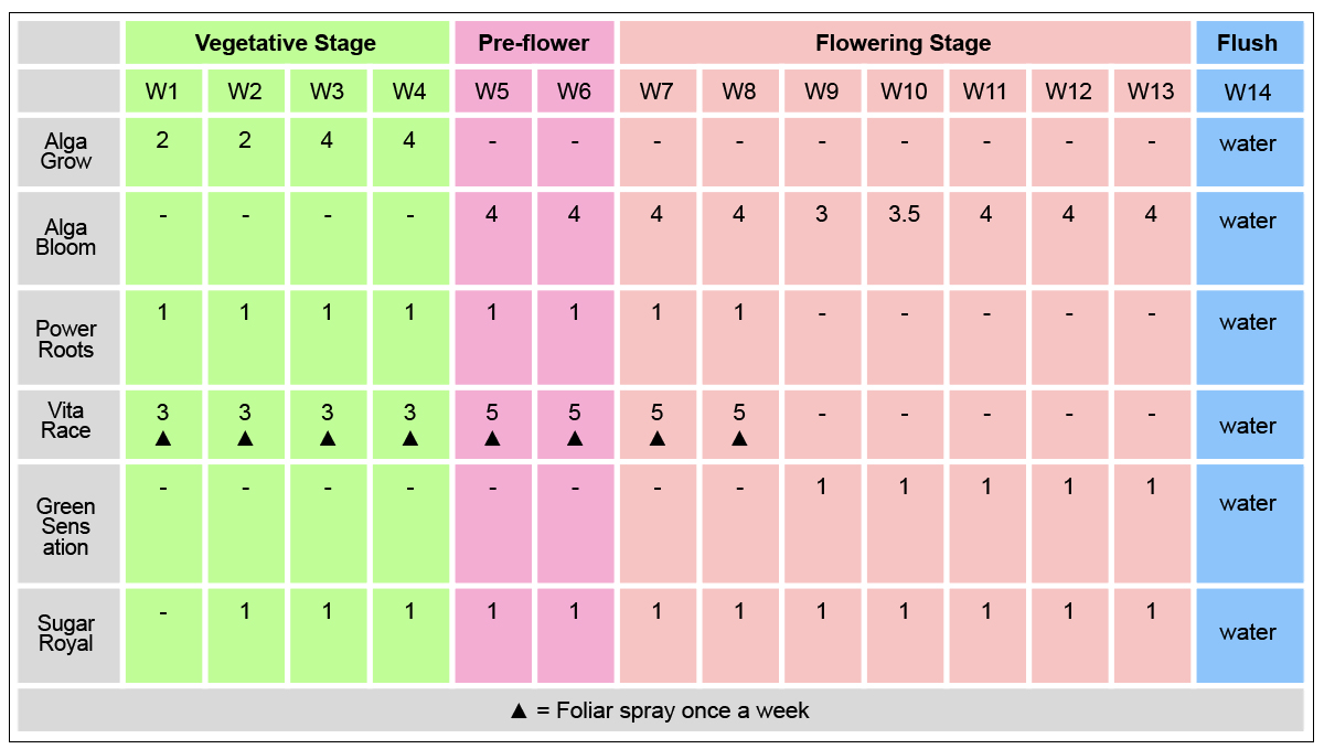 Plagron Feeding Chart | Usage Guide | Fast Buds