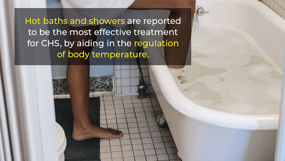 Cannabinoid Hyperemesis Syndrome (CHS) Explained: Hot showers and baths help relieve CHS.