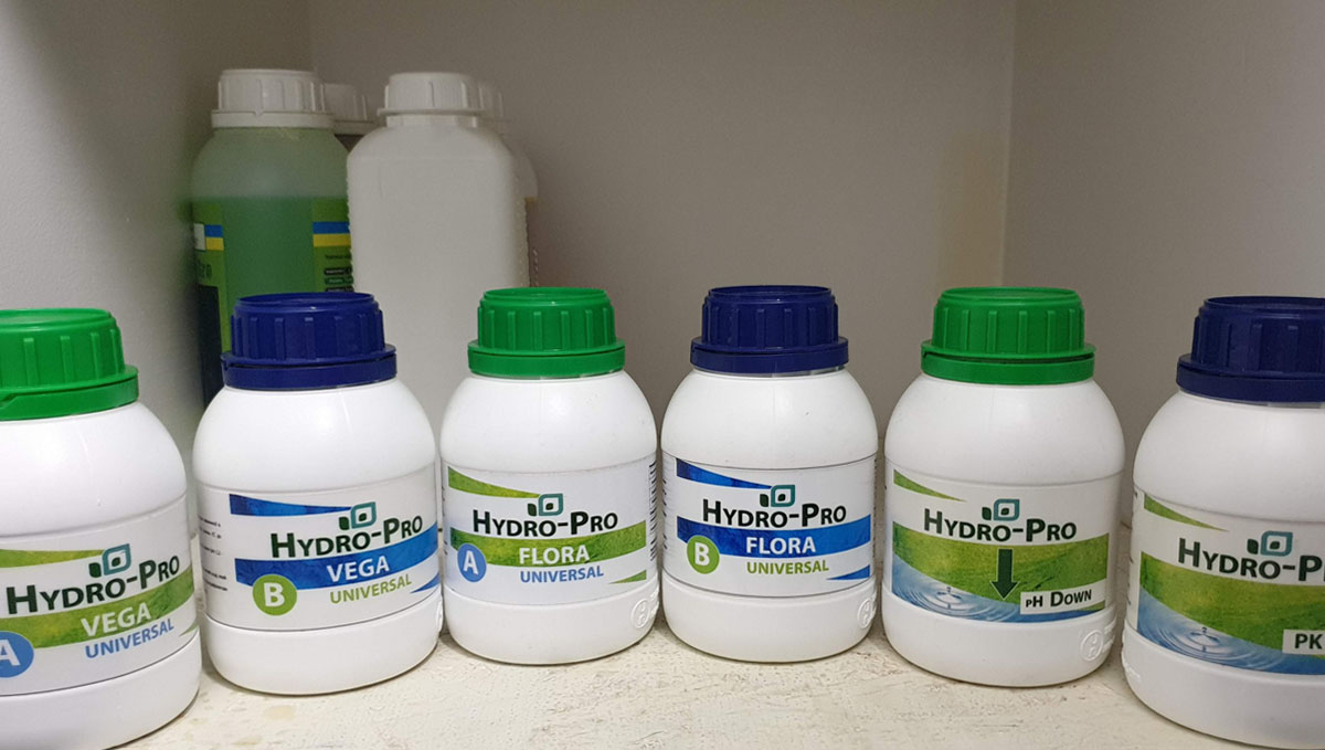 Gorilla Cookies Auto Cannabis Strain Week-by-Week Guide: Bottles of autoflower nutrients