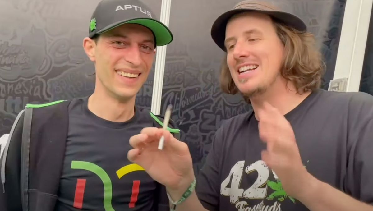 Dagga DNA meeting Fast Buds at Spannabis 2023. Dagga DNA meeting Fast Buds at Spannabis 2023.