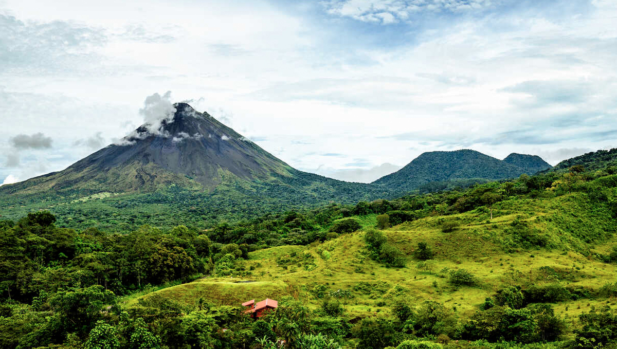 Costa Rica: The Congress Made the First Step in Legalizing Medical Marijuana: A Costa-Rican landscape with gree valleys and mountains Costa Rica: The Congress Made the First Step in Legalizing Medical Marijuana: A Costa-Rican landscape with gree valleys and mountains