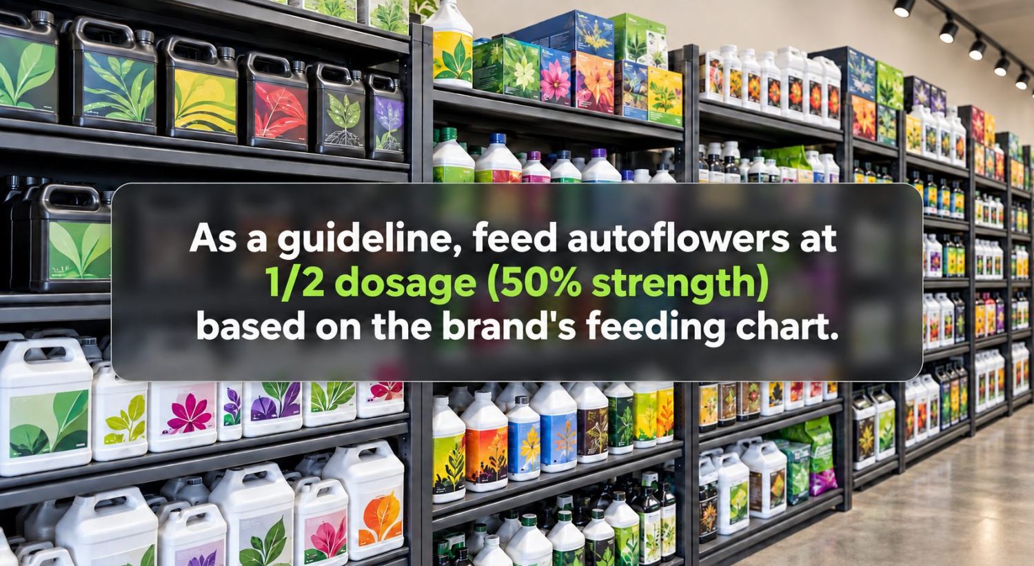 All About Autoflowers - feeding requirements
