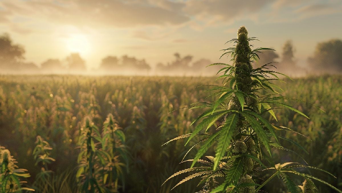Weed in Kentucky: Cannabis Legal Status Guide: A hemp field at sundown Weed in Kentucky: Cannabis Legal Status Guide: A hemp field at sundown