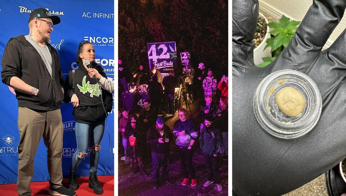 Collages-26.jpg @imhighigan; ein Blick auf die Preisverleihung; Ztrawberriez Auto Rosin hergestellt von @good_buddy_flowers.