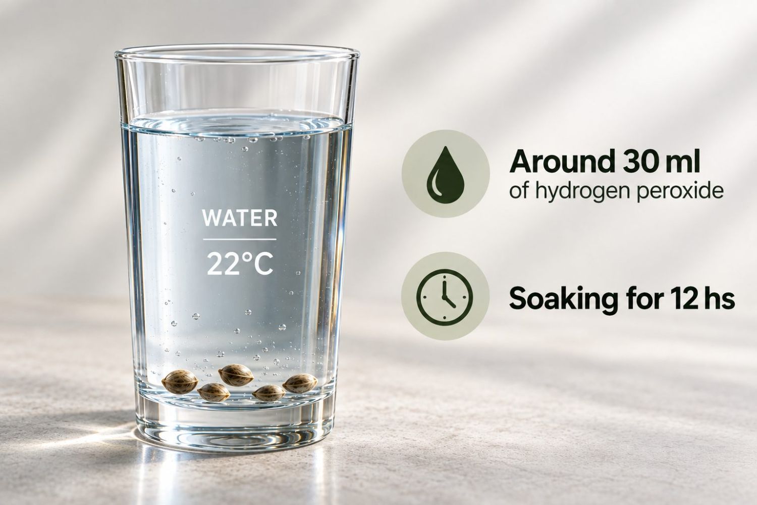 Przewodnik po kiełkowaniu: wzbogacona woda Germination guide: supplemented water
