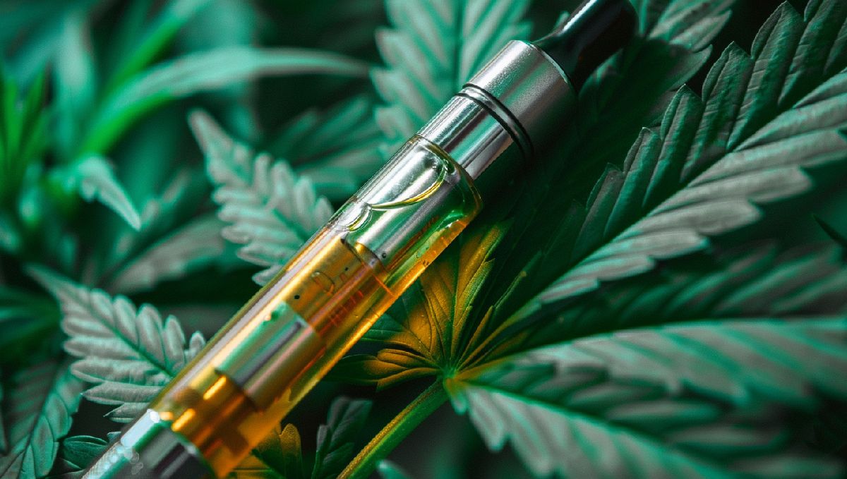 A THC concentrate vape