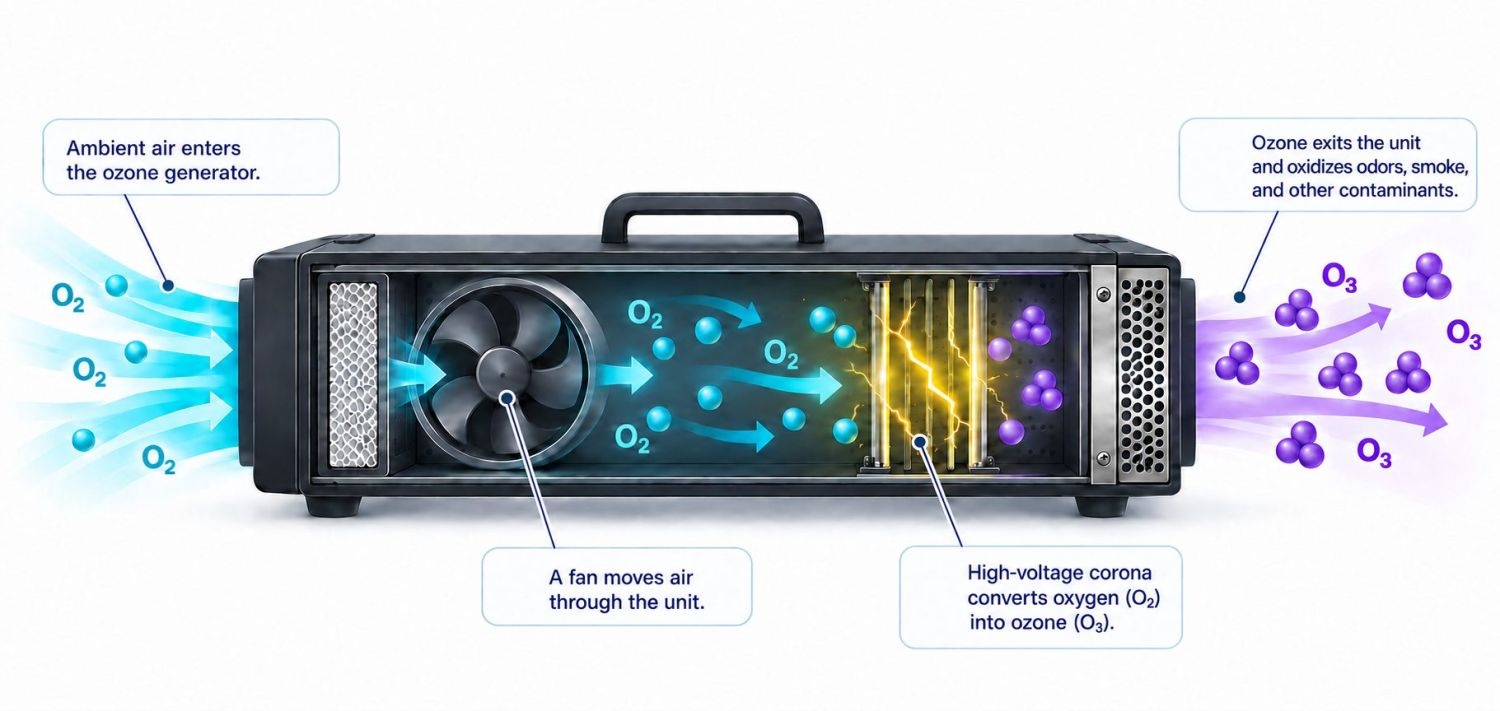Kada automati počinju da mirišu?: Kako funkcioniše ozon generator zraka